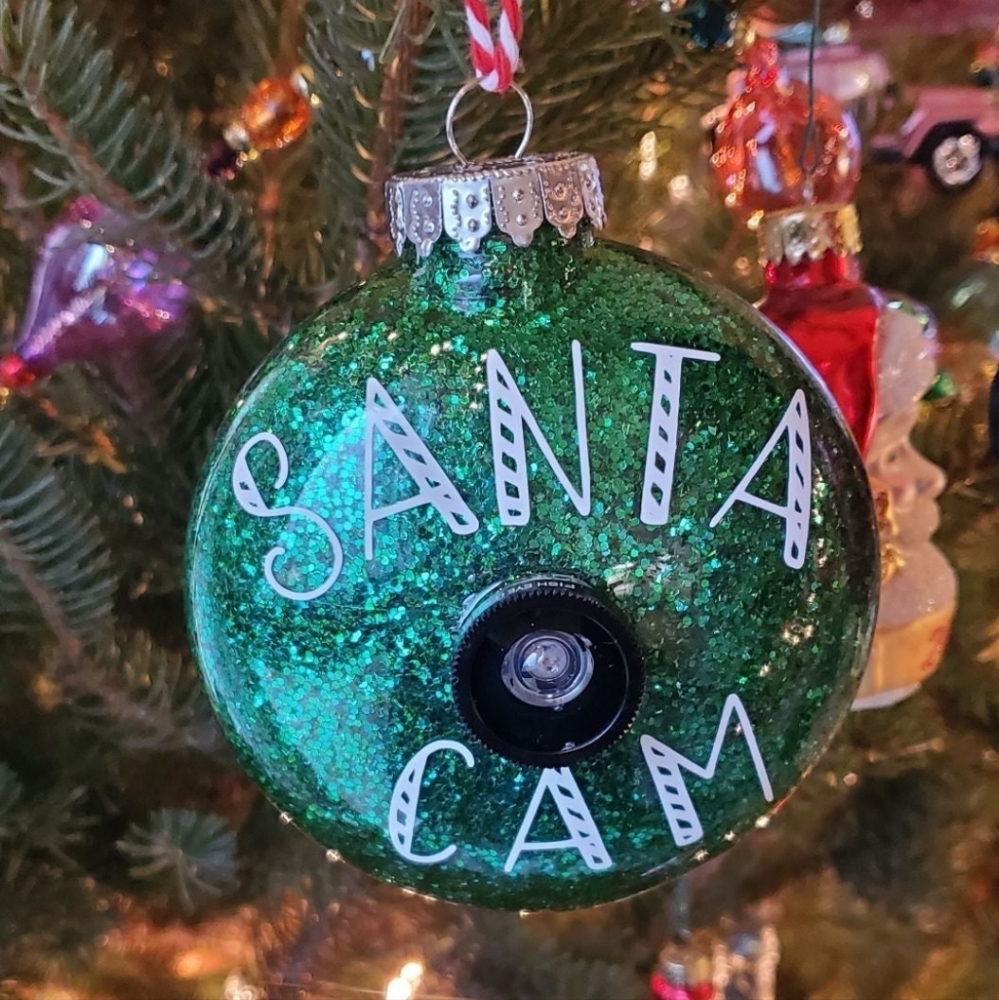 Santa Cam Ornament